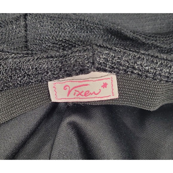 Vixen Women's Bodycon Tube Dress Ruffled Strapless Short Black Clubwear Dress - Picture 8 of 13